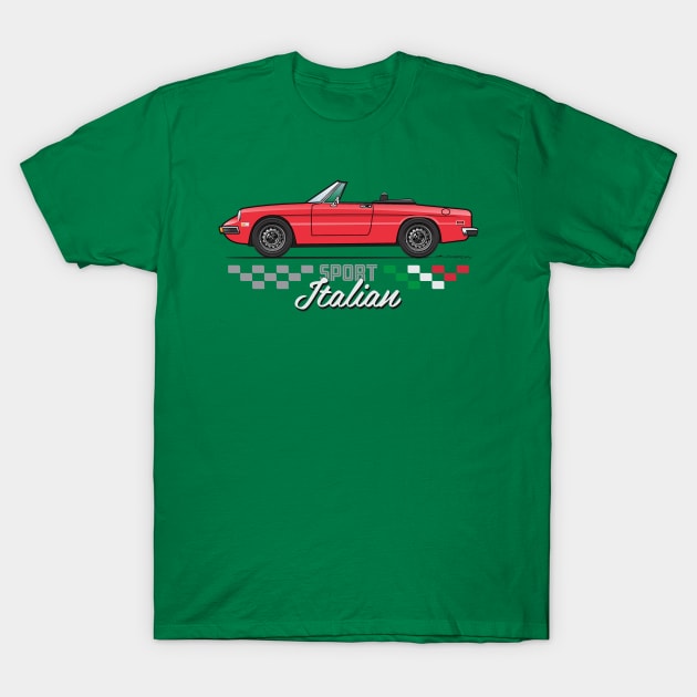 red sport T-Shirt by JRCustoms44